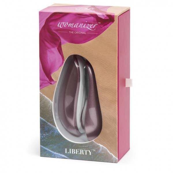 Womanizer Liberty 4" Clitoral Stimulator with Travel Cover
