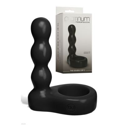 Doc Johnson Platinum The Double Dip 2 Cock Ring