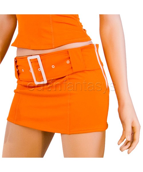 Orange soda pop girl