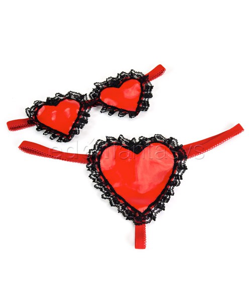 Vinyl pleasures heart set