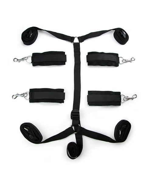 Soft touch bed restraint kit