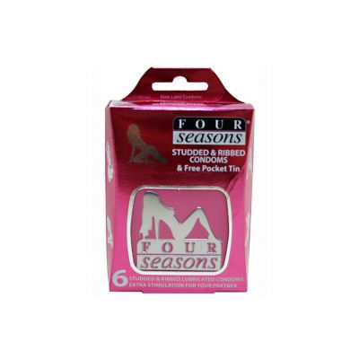 Four Seasons Regular Condoms with Collectors Tin