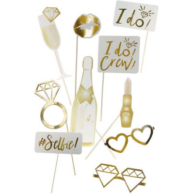 Love In Leather Hen s Night Photo Prop Set 10 Pce