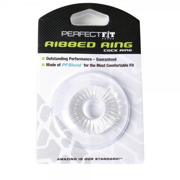 Perfect fit ribbed cock ring