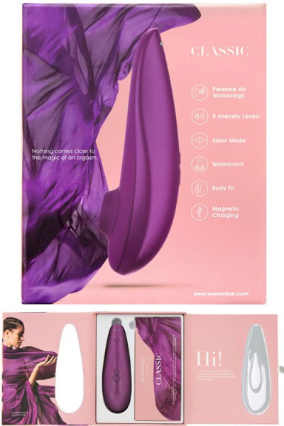Womanizer Classic 5.8" Pleasure Air Clitoral Vibrator