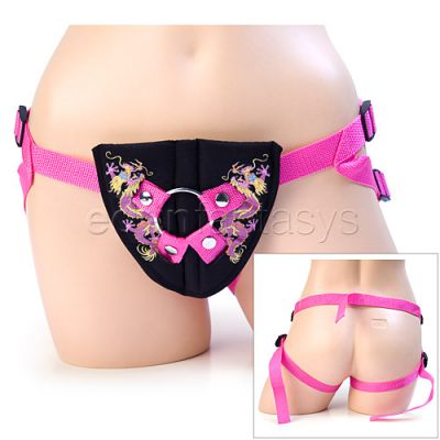 Inked restraints tattoo harness