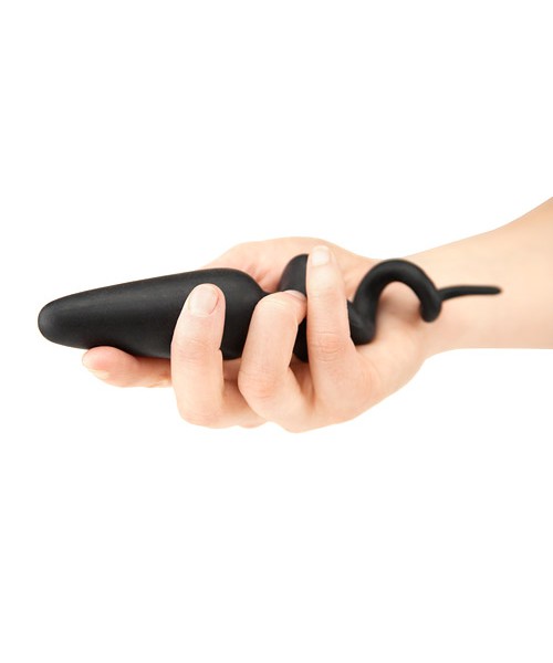 Piggy tail anal plug