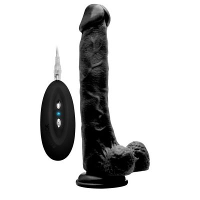 RealRock Vibrating Realistic 10 Inch Dildo with Balls
