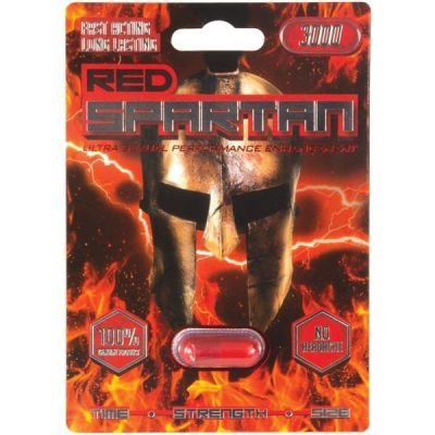 Red Spartan 3000 1 Capsule Blister Pack