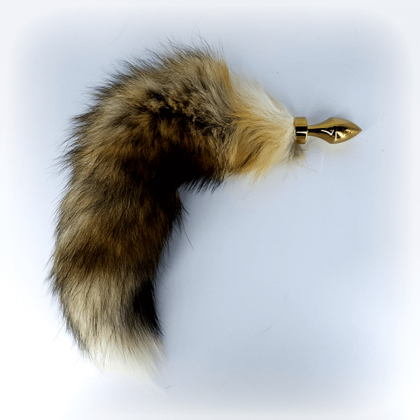Fox Tail Gold Butt Plug