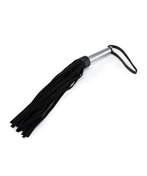 Leather flogger metal handle