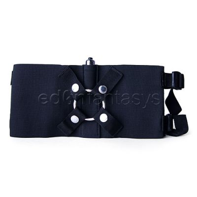 Vibrating thigh strap on