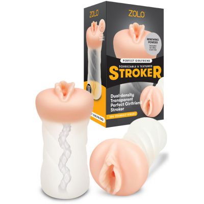 ZOLO Perfect Girlfriend 5 25 Squeezable Textured Stroker