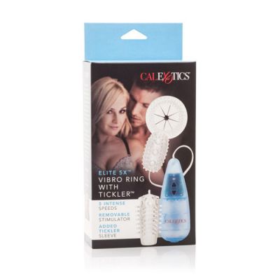 Elite 5X function vibro ring plus tickler