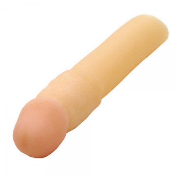 3 In 1 CyberSkin Vibrating Xtra Cock Penis Extension 3 Inch