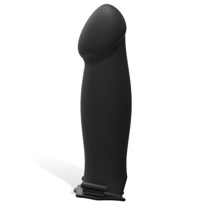 Doc Johnson Vibrating Hollow Silicone 8 Strap On with Remote