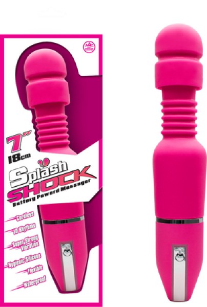 Splash Shock Silicone Vibrator 7"
