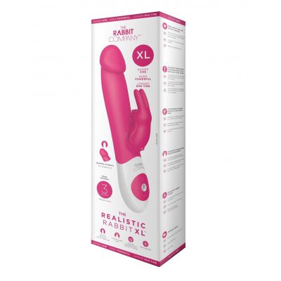 The Rabbit Company 9 8 USB Rechargeable Realistic Rabbit XL Vibrator