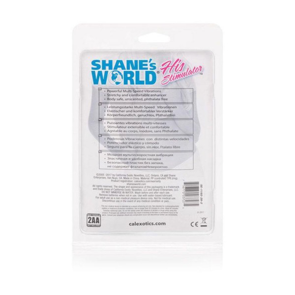 Shane's World His Stimulator Cock and Ball Vibrating Sex Toy for Men