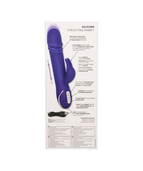 Jack Rabbit Signature - Silicone Thrusting Rabbit (Purple)