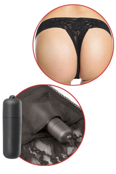 Pipedream Fantasy Fetish Vibrating Panty - Plus Size