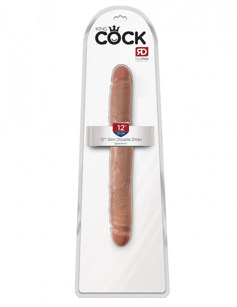 King Cock 12 Inch Slim Double Dildo