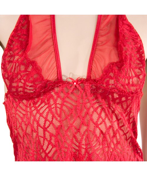Mosaic lace babydoll