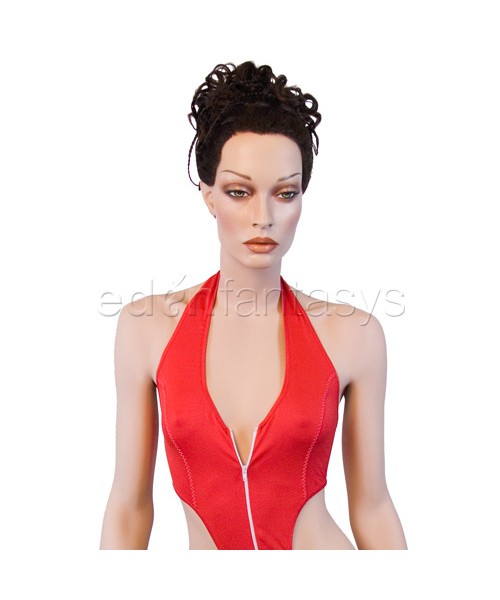 Red soda pop girl