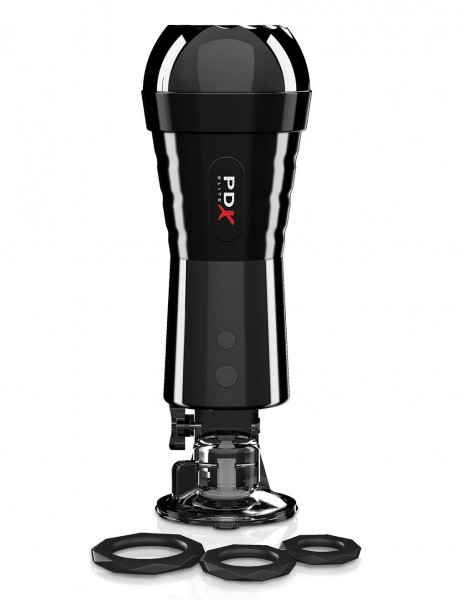 PDX ELITE Cock Compressor Vibrating Stroker