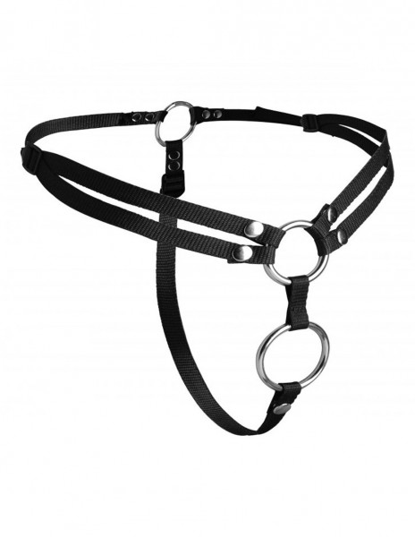 Strap U Unity Double Penetration Strap-on Harness