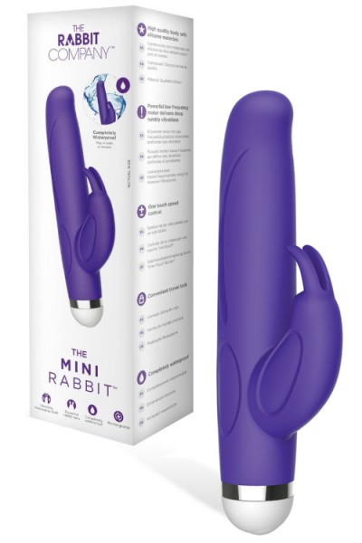 The Rabbit Company Mini 5.3" Silicone Rabbit Vibrator