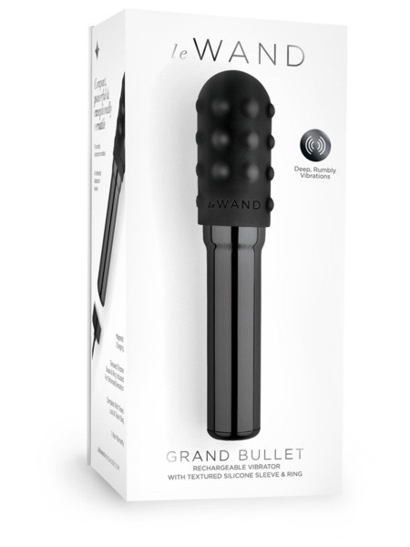 Le Wand 4.75" Grand Bullet with Removable Silicone Sleeve