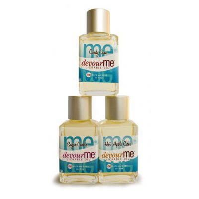 Holiday devour me lickable body oil