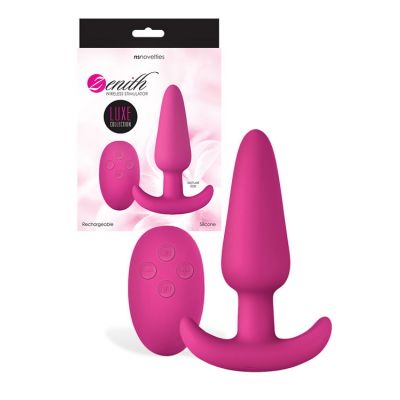 nsnovelties Remote Controlled Rechargeable 3 9 Silicone Butt Plug