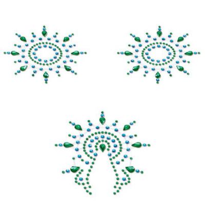 Petits Joujoux Gloria Green Nipple And Vagina Pasties