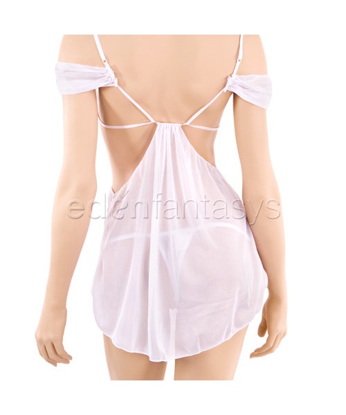 Sheer babydoll with thong