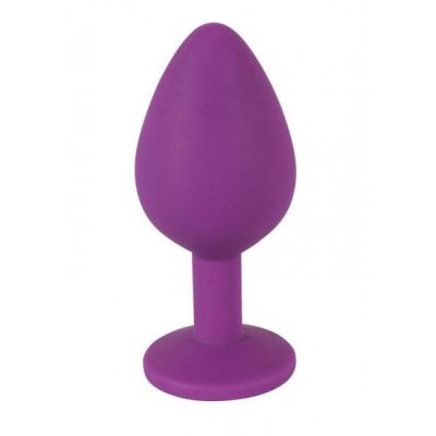 Colourful Joy Jewel Butt Plug Medium Purple