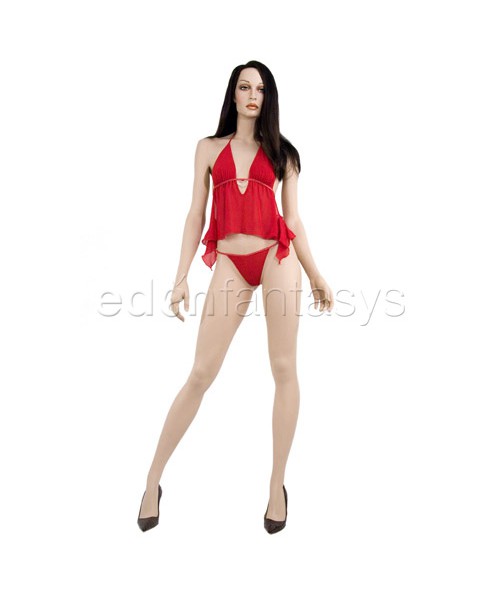 Big hearted camisole and g-string