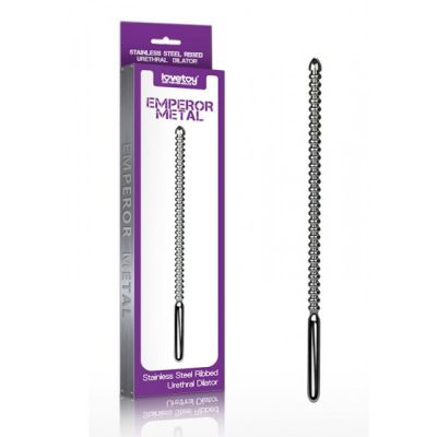 Emperor Metal Stainless Steel Ribbed Urethral Dilator