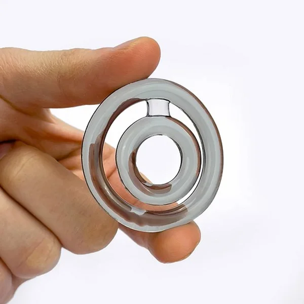 Double loop stretchy cock ring — image 3 of 4