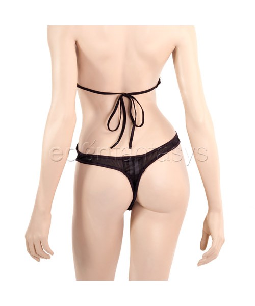 Midnight masquerade teddy set