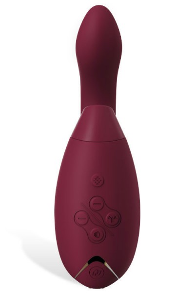 Womanizer Duo 8" Rabbit Vibrator with Pleasure Air Clitoral Stimulator