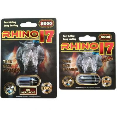 Rhino 17 Plus 5000 1 Capsule Blister