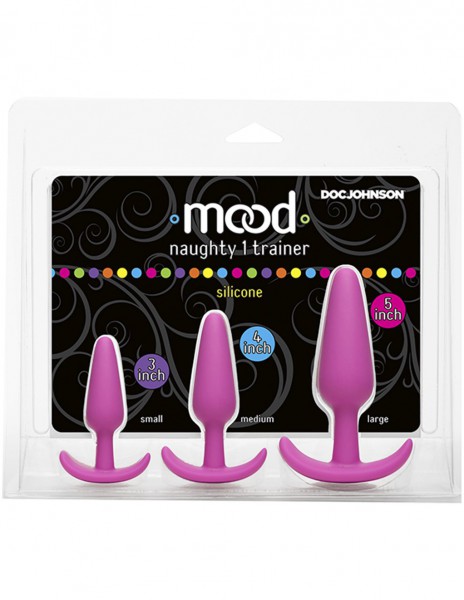Mood Naughty 1 3-piece Anal Trainer Plug Set — image 4 of 4