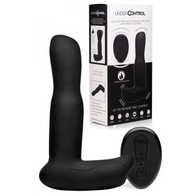 Under Control 6 Vibrating Stroking Prostate Massager with Heating Remote