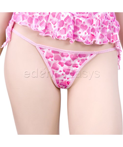 Sweethearts camisole and g-string