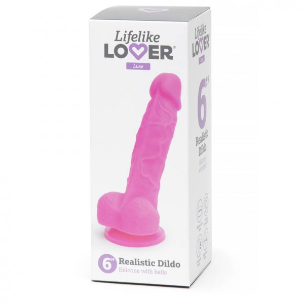 Lifelike Lover Luxe Realistic Silicone Dildo 6 Inch