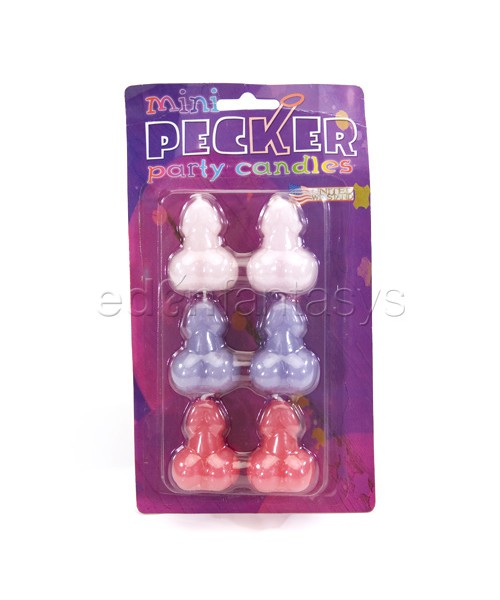 Mini Pecker Party Candles (6 Pieces)