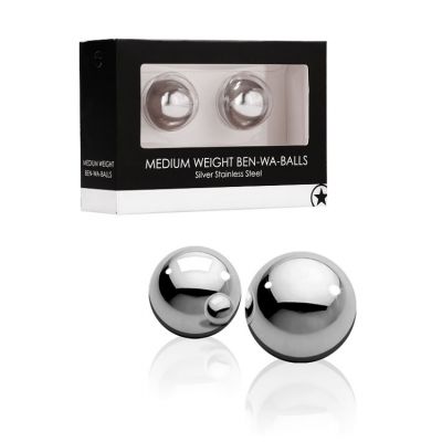 Shots Toys Medium Weight Stainless Steel Ben Wa Balls