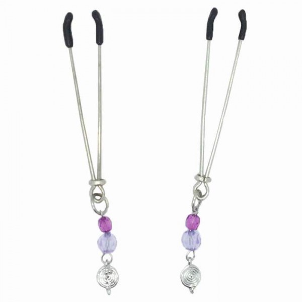 Beaded nipple clamps